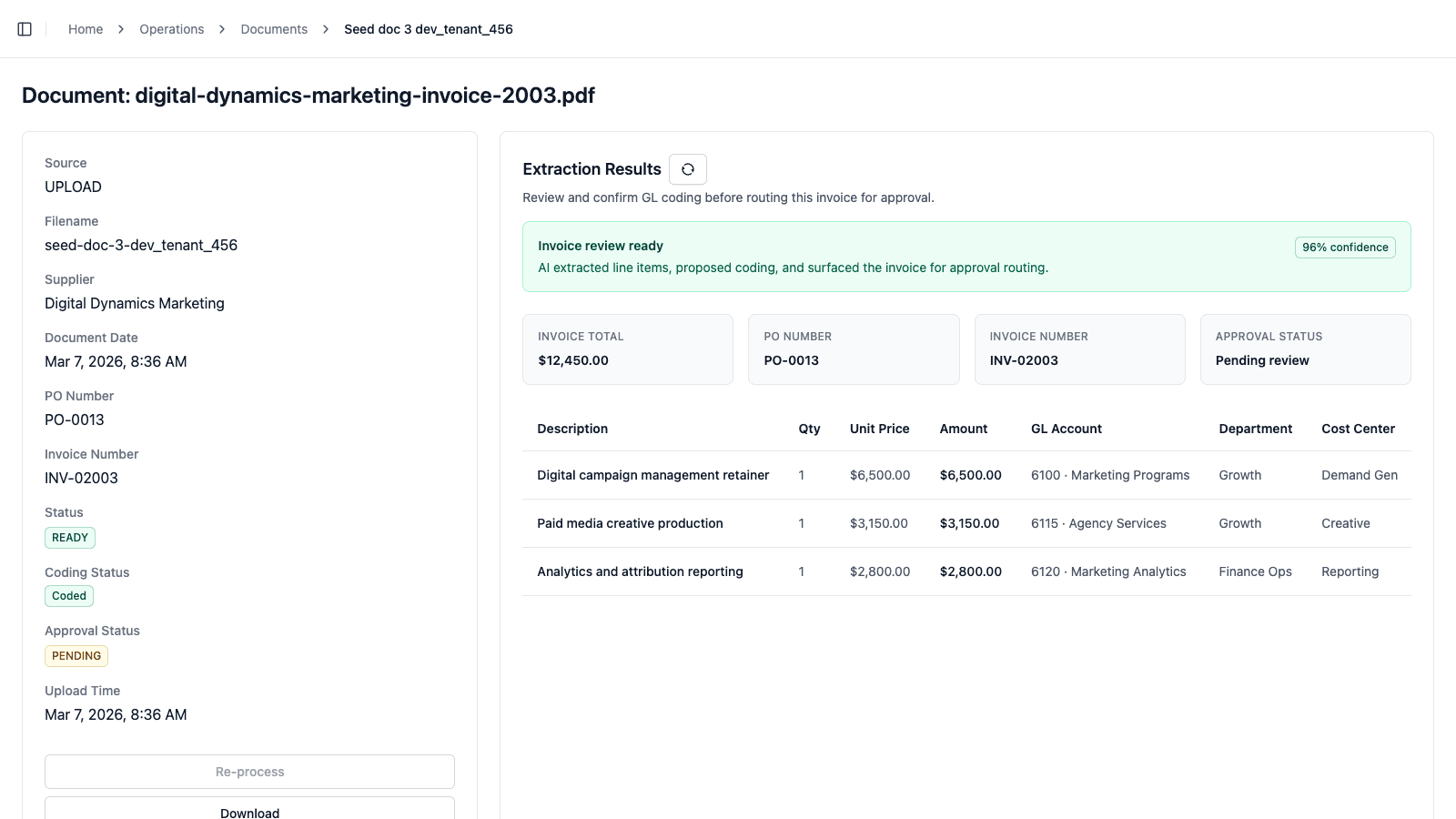 Automated Invoice Processing | AI Invoice Data Extraction Software ...