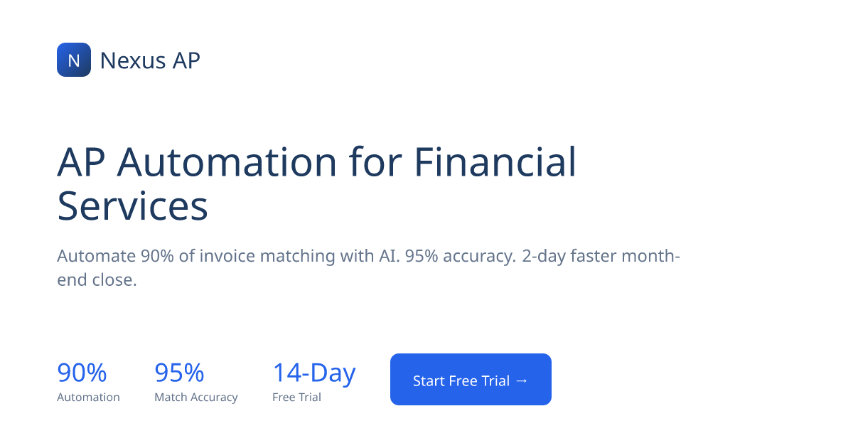 AP Automation for Financial Services | SOX Compliance & Audit Trails ...