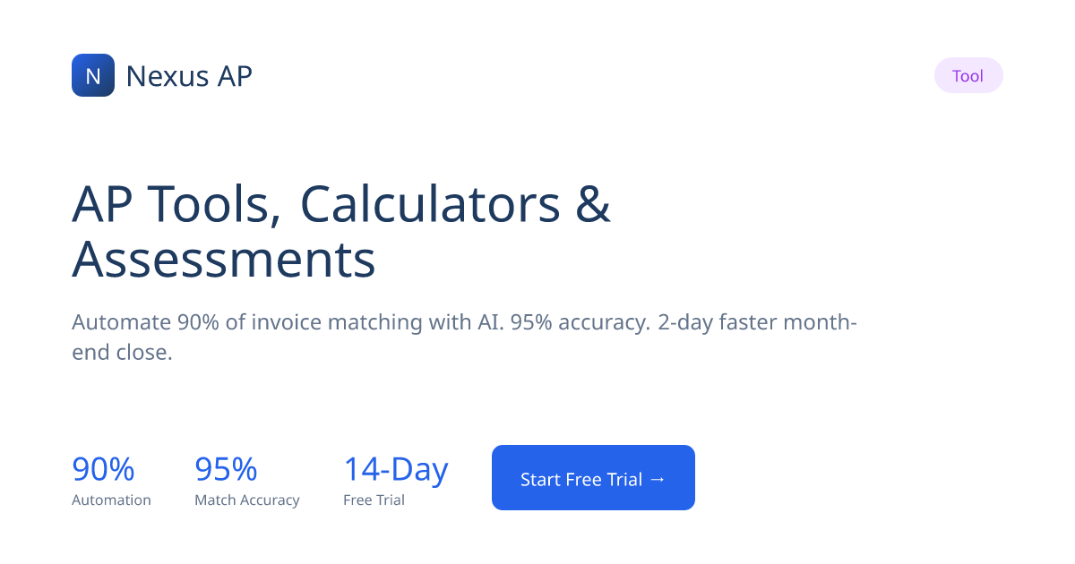 AP Tools, Calculators & Assessments | Nexus AP